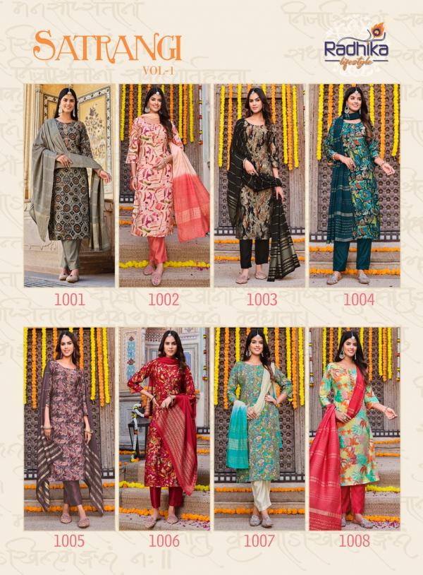 Radhika Satrangi Vol 1 Festive Wear Ready Made Collection